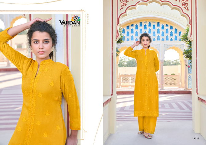 Vardan Mahel 1 New Designer Exclusive Wear Kurti With Bottom Collection